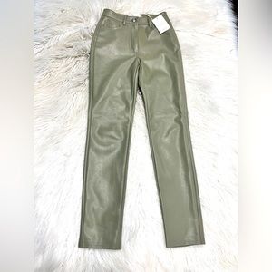 BRAND NEW WILFRED MELINA VEGAN LEATHER SLIM PANT